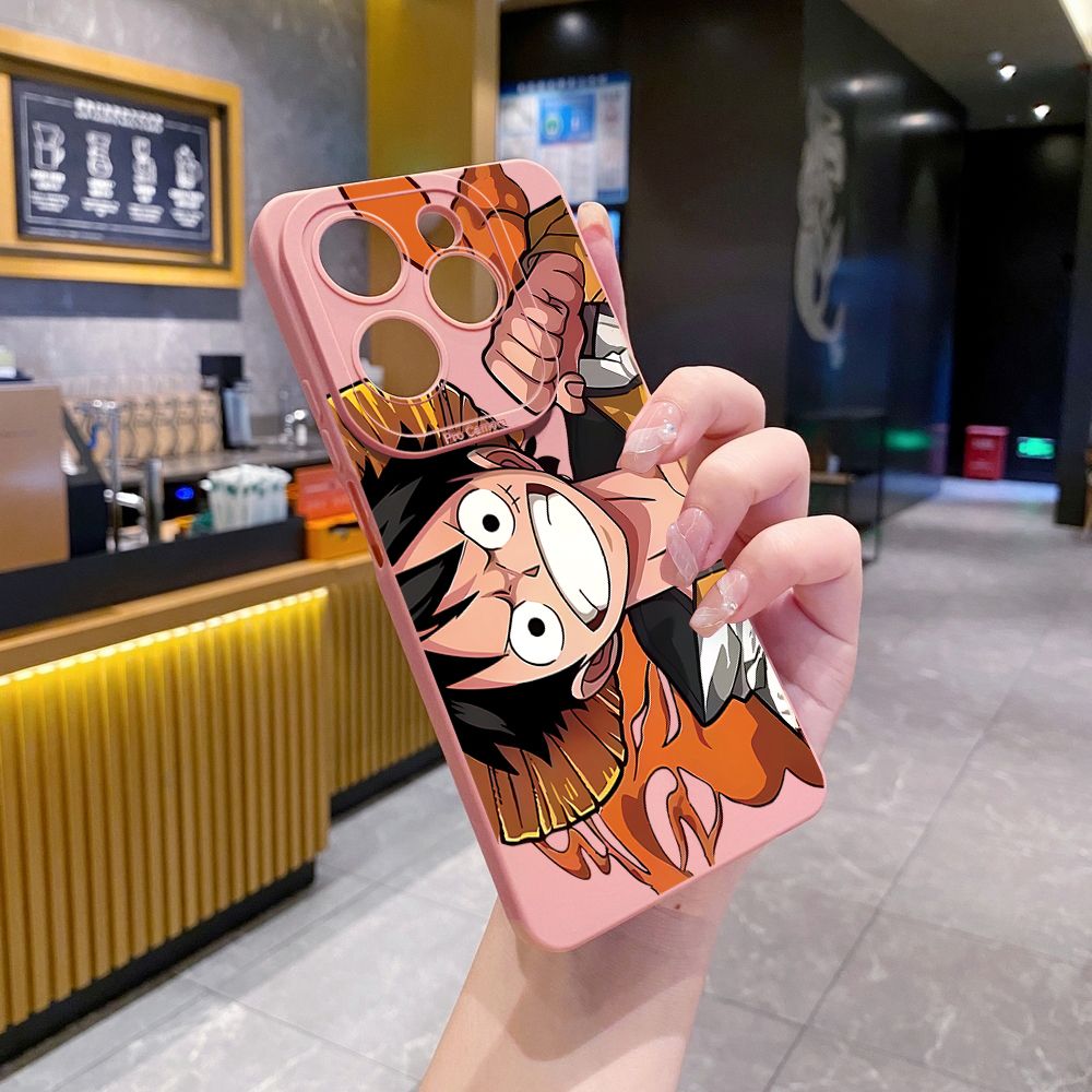 for Infinix Hot 40i 40 Pro Note 12 G96 Note 30 Hot 20 Play 20S 12i 30i 20i 10S 11 10 Play 11S 10i Smart 7 6 HD X6511 X657B X6512 Zero 30 5G Zoro Luffy Full Protective Case Anti Drop Cover