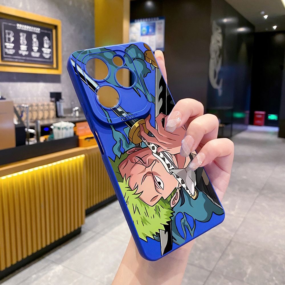 for Infinix Hot 40i 40 Pro Note 12 G96 Note 30 Hot 20 Play 20S 12i 30i 20i 10S 11 10 Play 11S 10i Smart 7 6 HD X6511 X657B X6512 Zero 30 5G Zoro Luffy Full Protective Case Anti Drop Cover