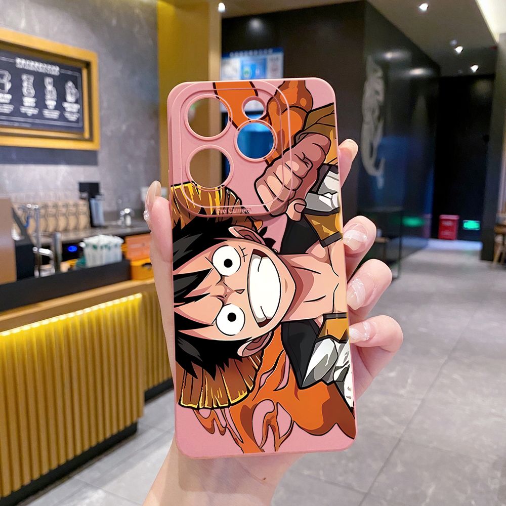 for Infinix Hot 40i 40 Pro Note 12 G96 Note 30 Hot 20 Play 20S 12i 30i 20i 10S 11 10 Play 11S 10i Smart 7 6 HD X6511 X657B X6512 Zero 30 5G Zoro Luffy Full Protective Case Anti Drop Cover
