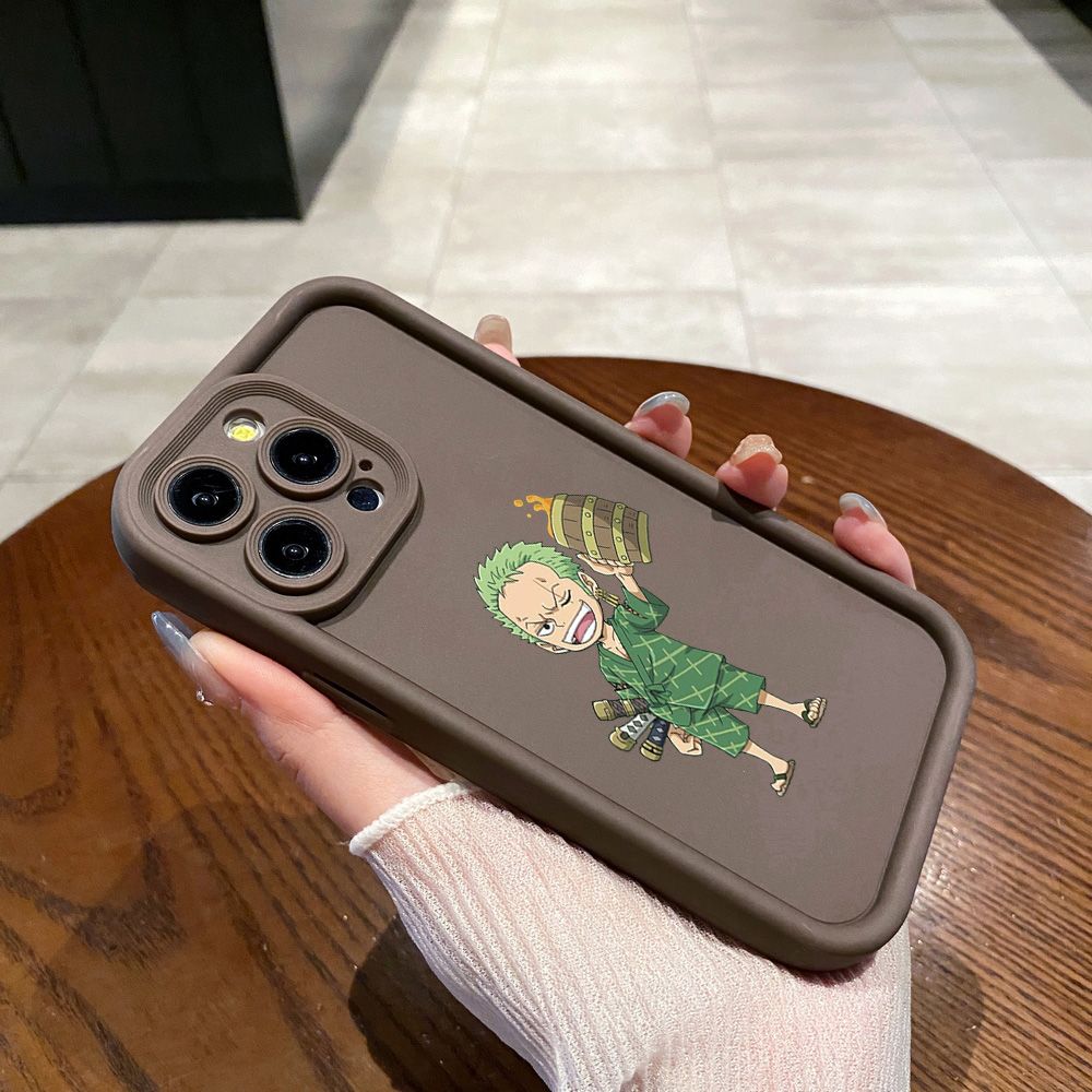 for Samsung Galaxy S24 S23 Ultra S22 Plus S21 FE S20 One Piece Roronoa Zoro Nami Full Protective Phone Case Anti Drop Cover