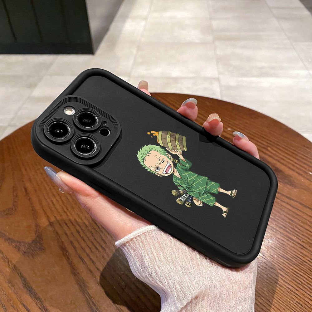 for Samsung Galaxy S24 S23 Ultra S22 Plus S21 FE S20 One Piece Roronoa Zoro Nami Full Protective Phone Case Anti Drop Cover