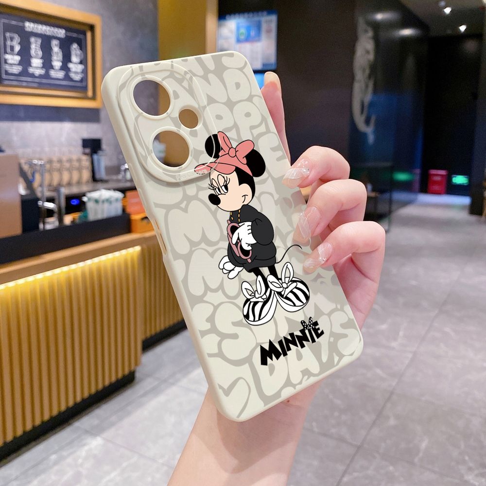 for VIVO Y17S Y27 Y15A Y15S T1 5G T1X Y02S Y21S Y21A Y02 Y02A Y36 Y33S Y12S Y11S Y12A Y01 Y1S Y20s Y20A Y22 Couple Mickey Minnie Full Protective Case Anti Drop Cover