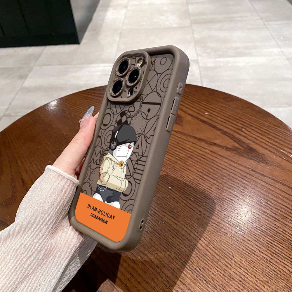 for Samsung Galaxy S24 S23 Ultra S22 Plus S21 FE S20 Music Magic Doraemon Full Protective Phone Case Anti Drop Cover