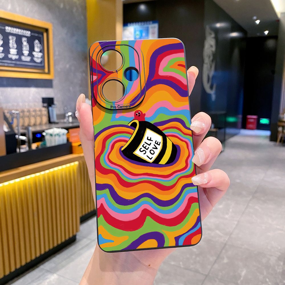 for VIVO Y17S Y27 Y15A Y15S T1 5G T1X Y02S Y21S Y21A Y02 Y02A Y36 Y33S Y12S Y11S Y12A Y01 Y1S Y20s Y20A Y22 Liquid Coffe Full Protective Case Anti Drop Cover