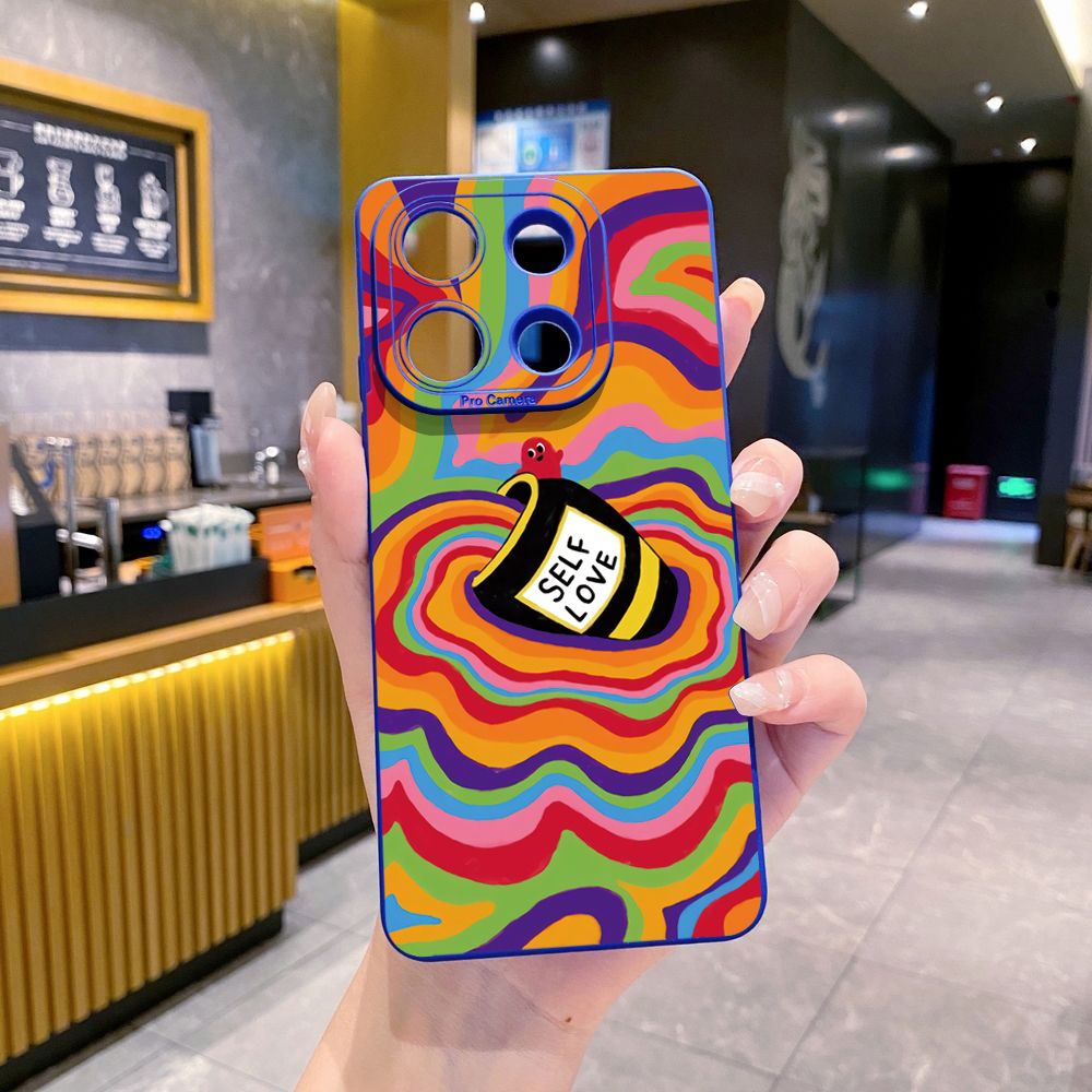 for Xiaomi Redmi Note 13 12 Pro 5G 12S 11S 13C A1 10 Pro 4G 10S Redmi 10C 9C 9S A2 Liquid Coffe Full Protective Case Anti Drop Cover