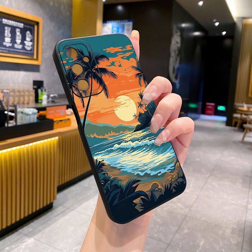 for Samsung Galaxy A15 A05 A35 A55 A04E A14 A24 A34 A54 A33 A53 A73 5G A32 A52S A72 A31 A51 A71 A11 A50 A03S Sweet Cookie Monster Full Protective Case Anti Drop Cover
