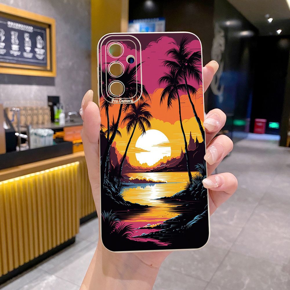 for Samsung Galaxy A15 A05 A35 A55 A04E A14 A24 A34 A54 A33 A53 A73 5G A32 A52S A72 A31 A51 A71 A11 A50 A03S Sweet Cookie Monster Full Protective Case Anti Drop Cover