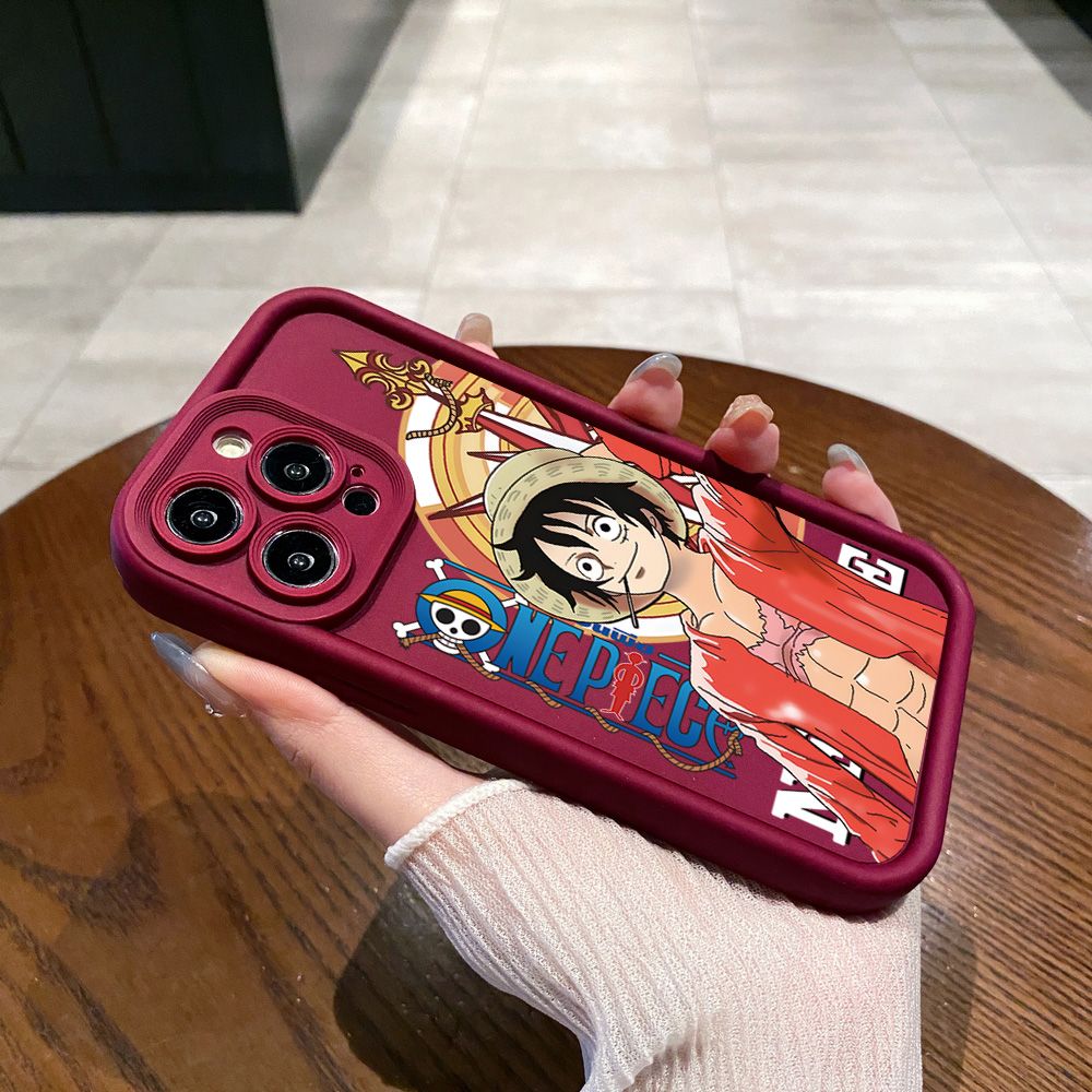 for Realme C67 C53 C51 Note 50 C21Y C25Y C33 C30 C35 9i OnePieceLuffy Zoro Full Protective Phone Case Anti Drop Cover