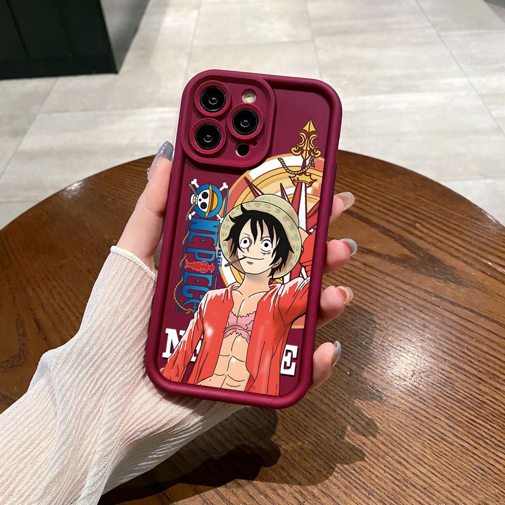 for Realme C67 C53 C51 Note 50 C21Y C25Y C33 C30 C35 9i OnePieceLuffy Zoro Full Protective Phone Case Anti Drop Cover