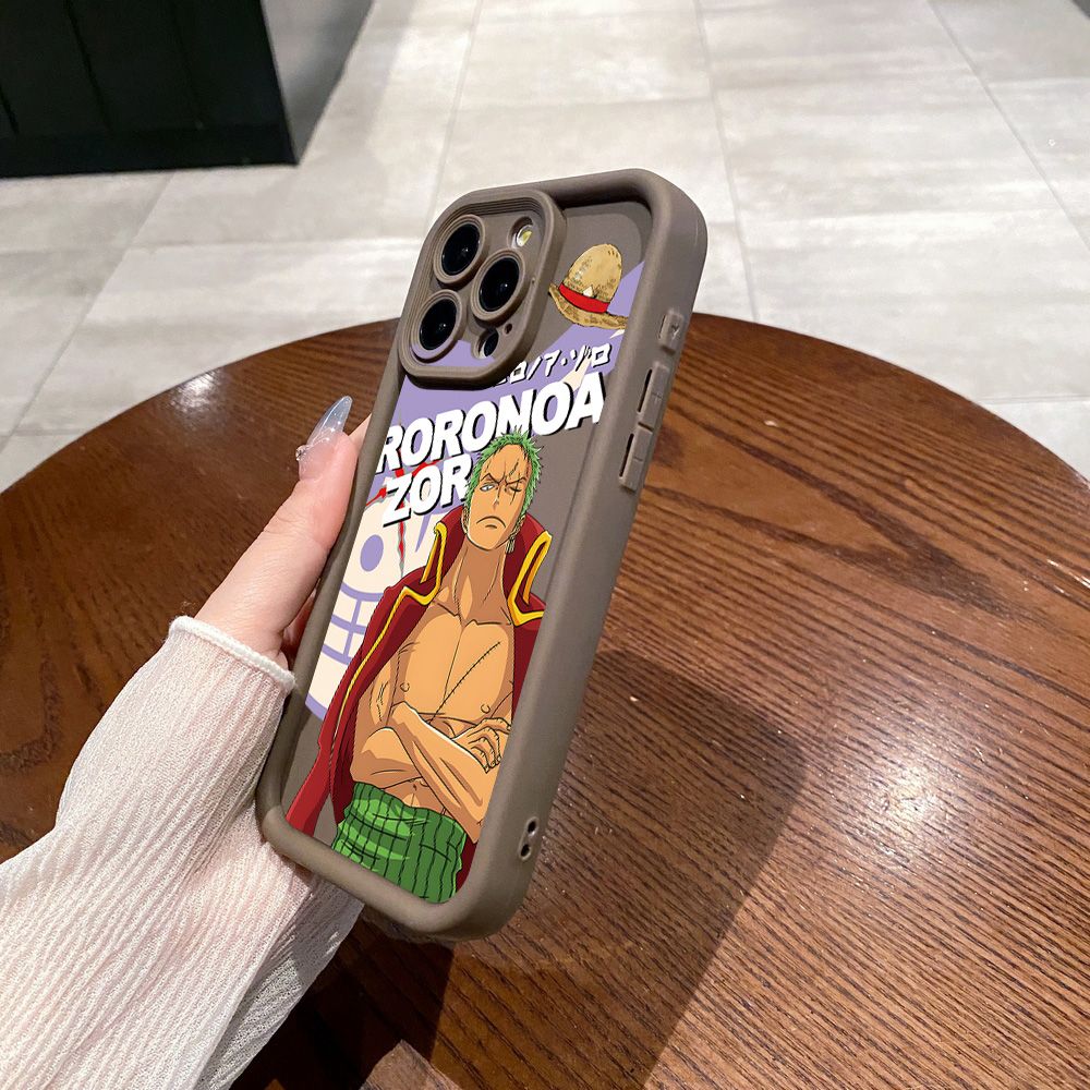 for Realme C67 C53 C51 Note 50 C21Y C25Y C33 C30 C35 9i OnePieceLuffy Zoro Full Protective Phone Case Anti Drop Cover