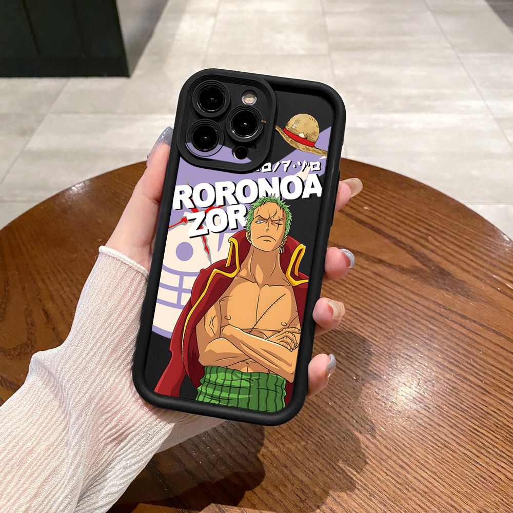 for Realme C67 C53 C51 Note 50 C21Y C25Y C33 C30 C35 9i OnePieceLuffy Zoro Full Protective Phone Case Anti Drop Cover