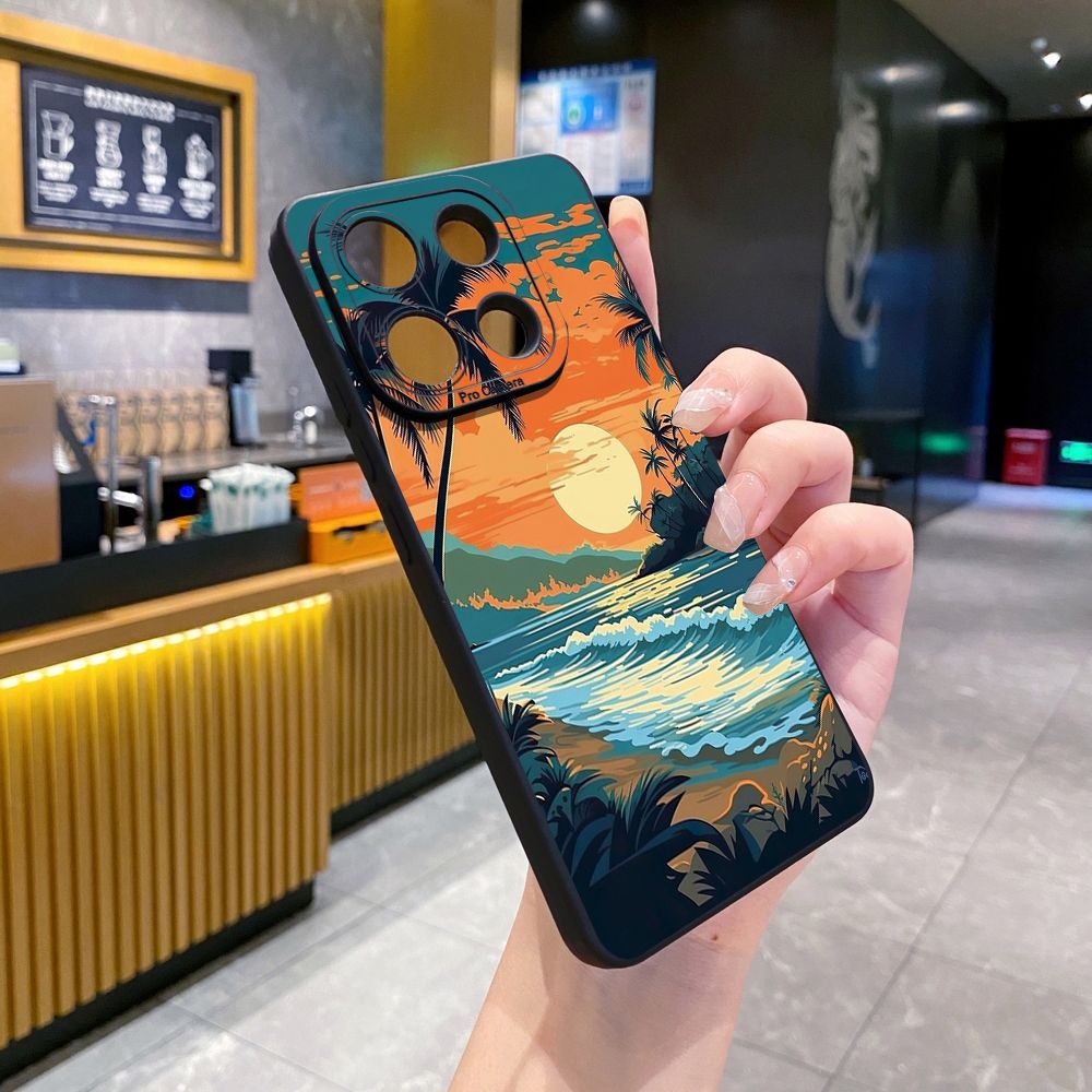 for Xiaomi Redmi Note 13 12 Pro 5G 12S 11S 13C A1 10 Pro 4G 10S Redmi 10C 9C 9S A2 Sweet Cookie Monster Full Protective Case Anti Drop Cover