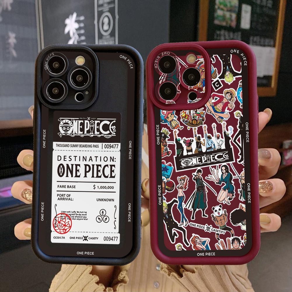for Xiaomi Redmi Note 13 Pro 5G 12S 4G 12 Turbo 11S 13C 12C OnePice Luffy Full Protective Phone Case Anti Drop Cover