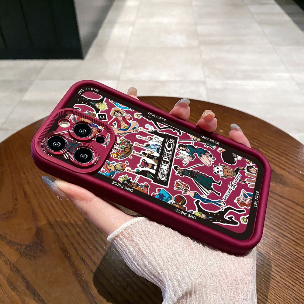 for Xiaomi Redmi Note 13 Pro 5G 12S 4G 12 Turbo 11S 13C 12C OnePice Luffy Full Protective Phone Case Anti Drop Cover