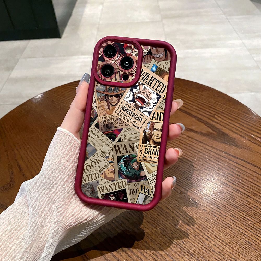 for iPhone 15 Pro Max 14 Plus 13 12 11 XR 8 7 SE 2022 XS Wanted One Piece Full Protective Phone Case Anti Drop Cover
