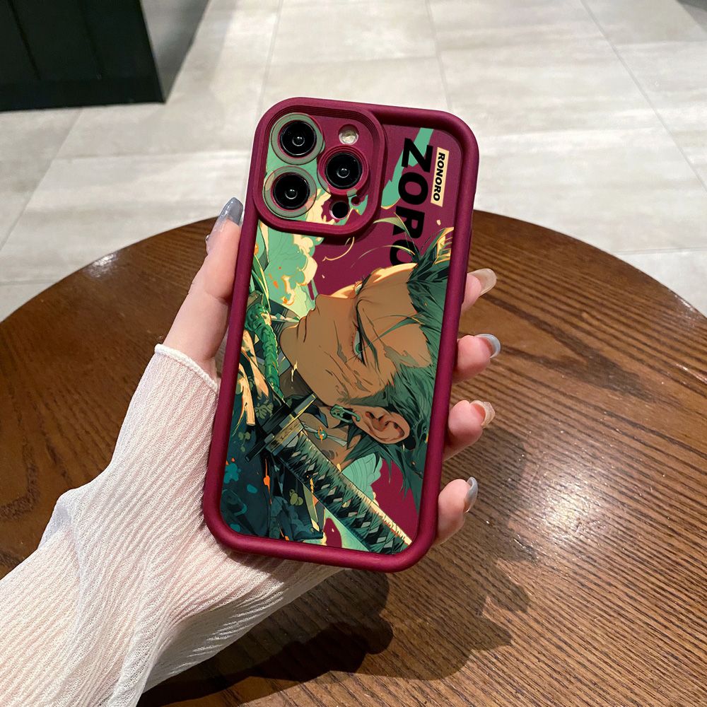 for Infinix Hot 40i 40 Pro 30 Play Note 30 Smart 8 One Piece Zoro Luffy Full Protective Phone Case Anti Drop Cover