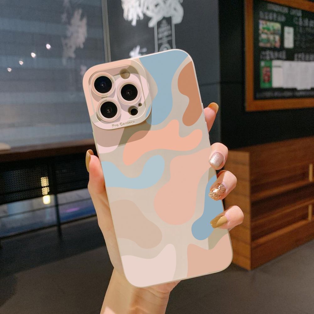 for iPhone 15 Pro Max 14 Plus 13 Pro Max 12 iPhone 11 XR 8 7 SE 2022 XS Max Morandi Painting Full Protective Case Anti Drop Cover