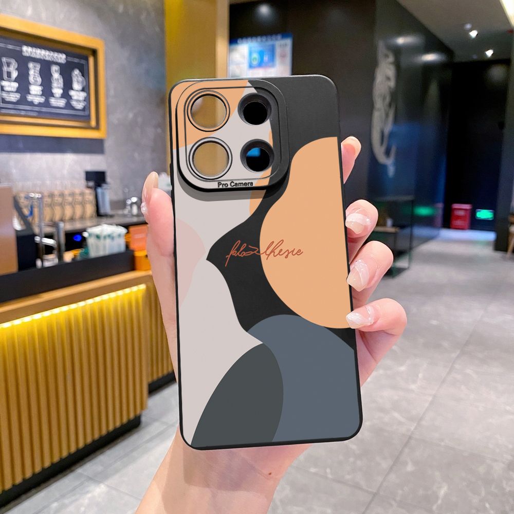 for Xiaomi Redmi Note 13 12 Pro 5G 12S 11S 13C A1 10 Pro 4G 10S Redmi 10C 9C 9S A2 Morandi Painting Full Protective Case Anti Drop Cover
