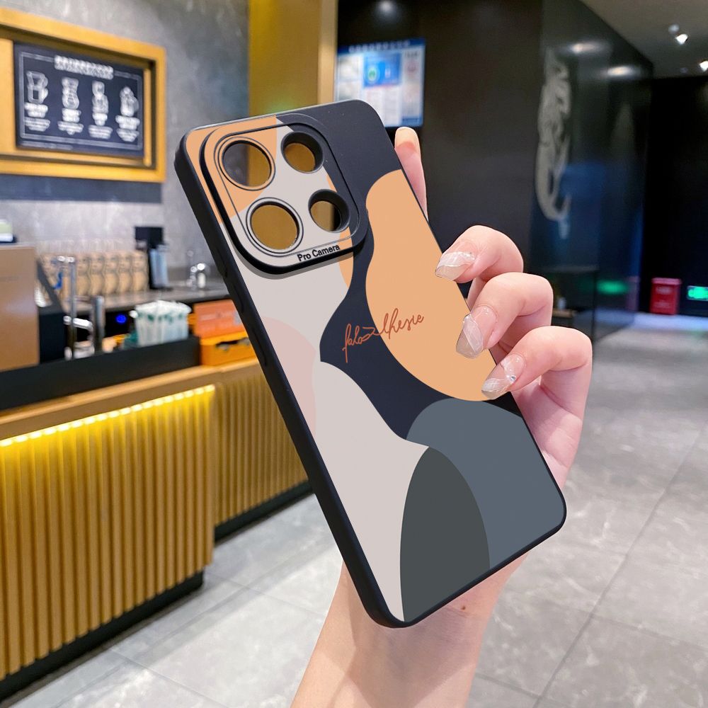 for Xiaomi Redmi Note 13 12 Pro 5G 12S 11S 13C A1 10 Pro 4G 10S Redmi 10C 9C 9S A2 Morandi Painting Full Protective Case Anti Drop Cover