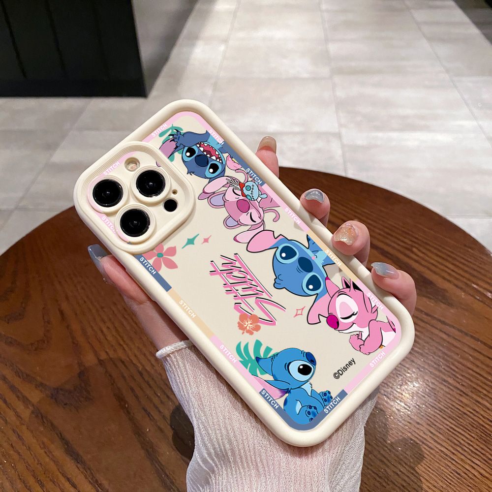 for Xiaomi Redmi Note 13 Pro 5G 12S 4G 12 Turbo 11S 13C 12C Cute Stitch Full Protective Phone Case Anti Drop Cover