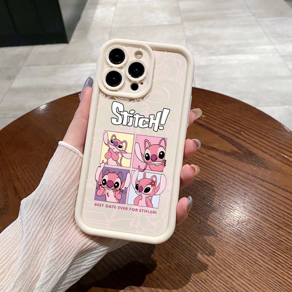 for Samsung Galaxy S24 S23 Ultra S22 Plus S21 FE S20 Couple Stitch Full Protective Phone Case Anti Drop Cover