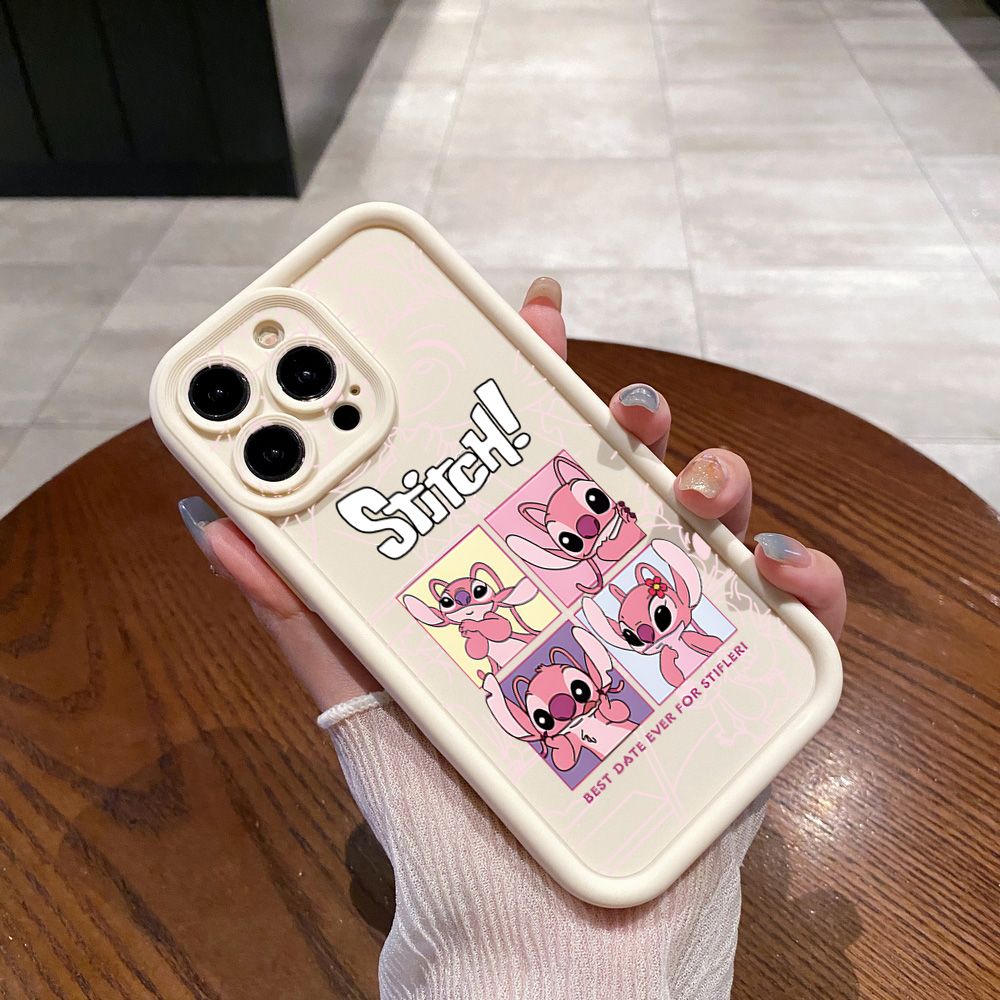 for Samsung Galaxy S24 S23 Ultra S22 Plus S21 FE S20 Couple Stitch Full Protective Phone Case Anti Drop Cover