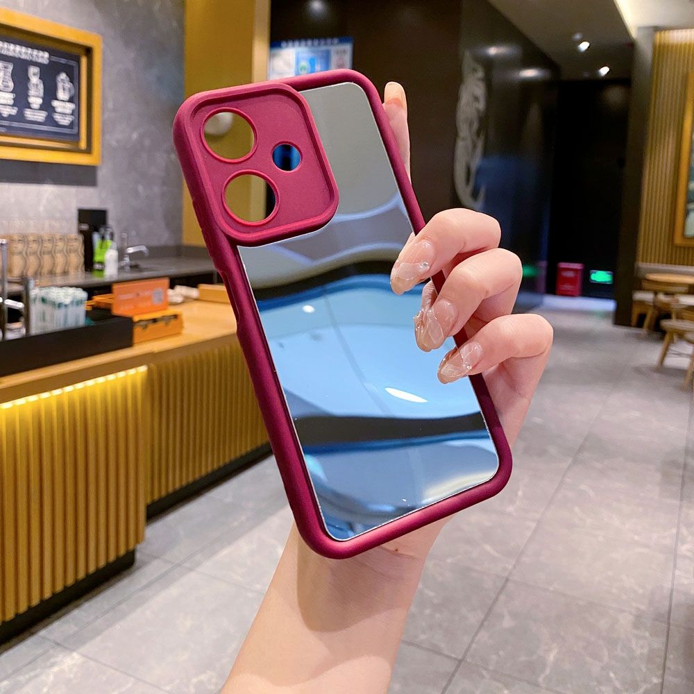 for Infinix Hot 40i 40 Pro 30 Play Note 30 Smart 8  Full Protective Phone Case Mirror Cover