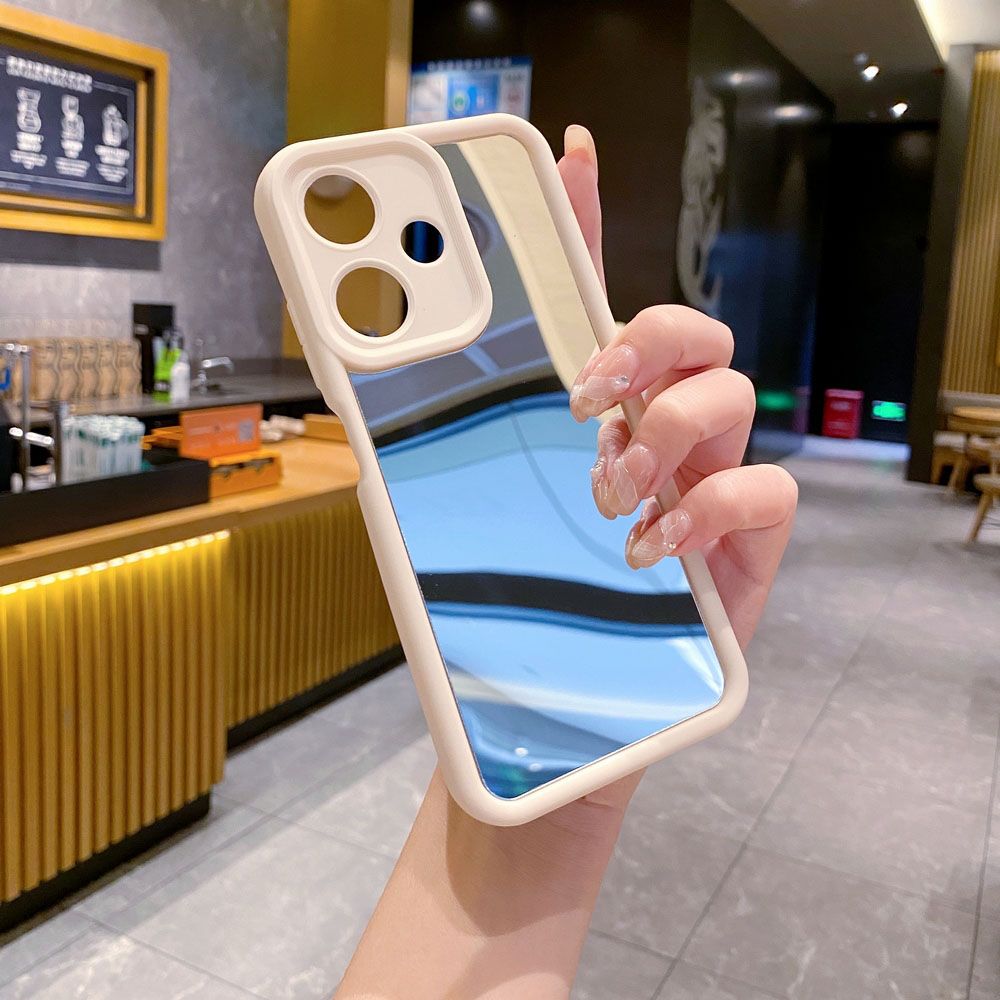 for Infinix Hot 40i 40 Pro 30 Play Note 30 Smart 8  Full Protective Phone Case Mirror Cover
