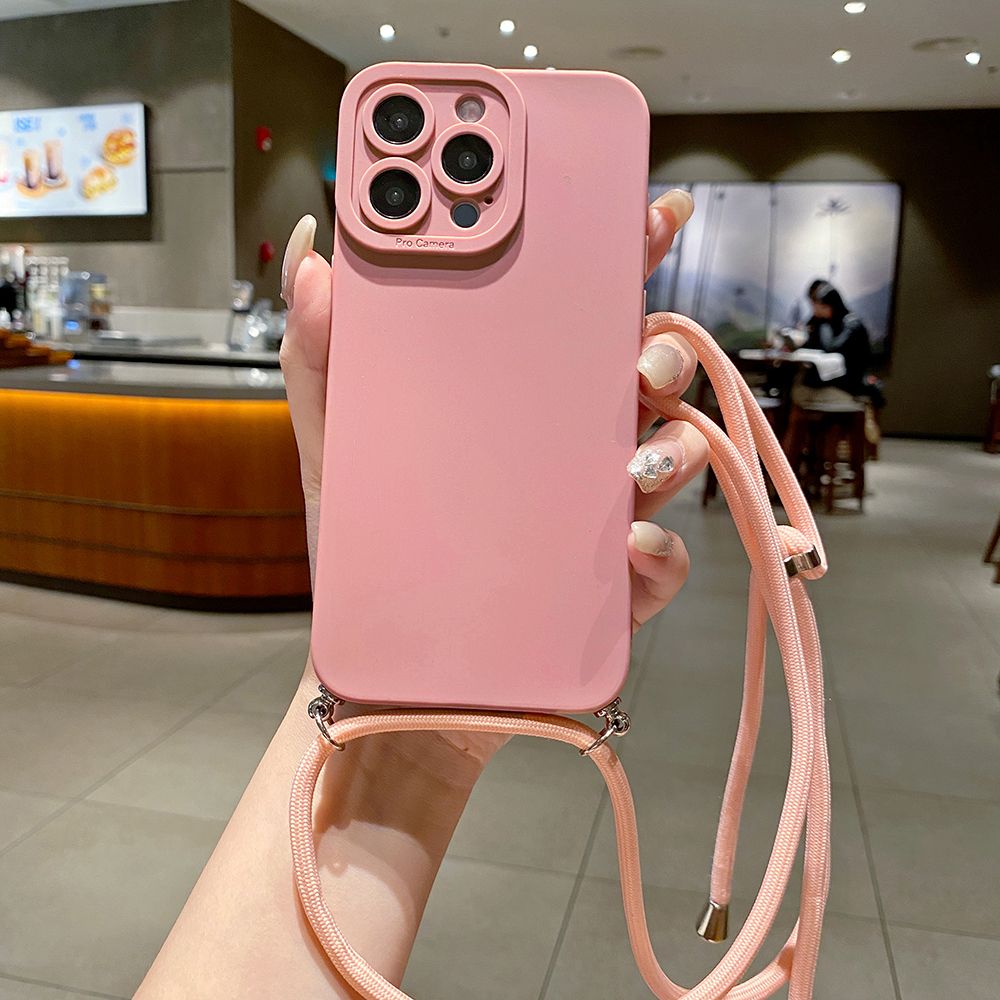 for Samsung Galaxy A15 A05 A35 A55 A04E A14 A24 A34 A54 A33 A53 A73 5G A32 A52S A72 A31 A51 A71 A11 A50 A03S  Adjustable Crossbody Lanyard Strap Phone Case Anti Drop Cover