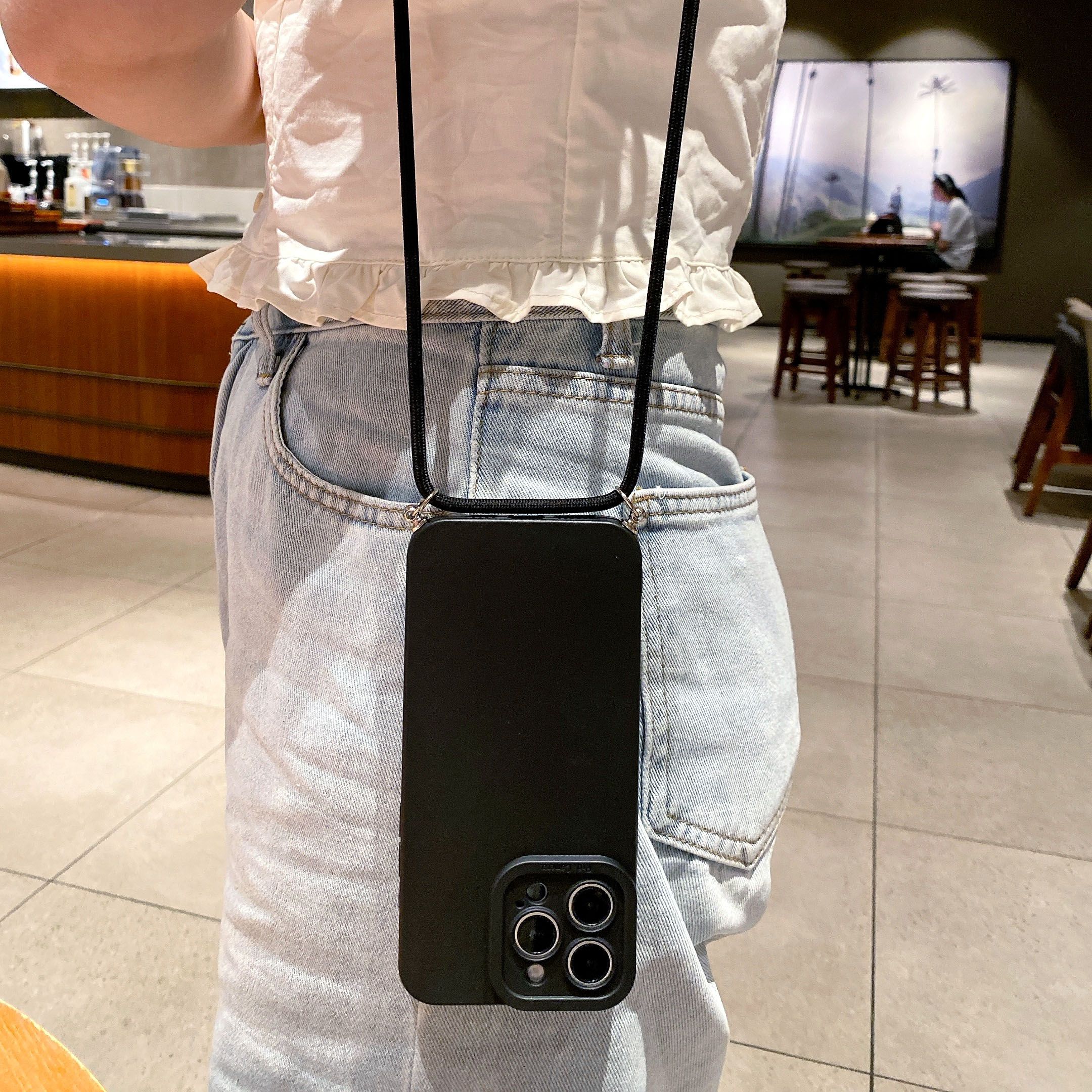 for Samsung Galaxy A15 A05 A35 A55 A04E A14 A24 A34 A54 A33 A53 A73 5G A32 A52S A72 A31 A51 A71 A11 A50 A03S  Adjustable Crossbody Lanyard Strap Phone Case Anti Drop Cover