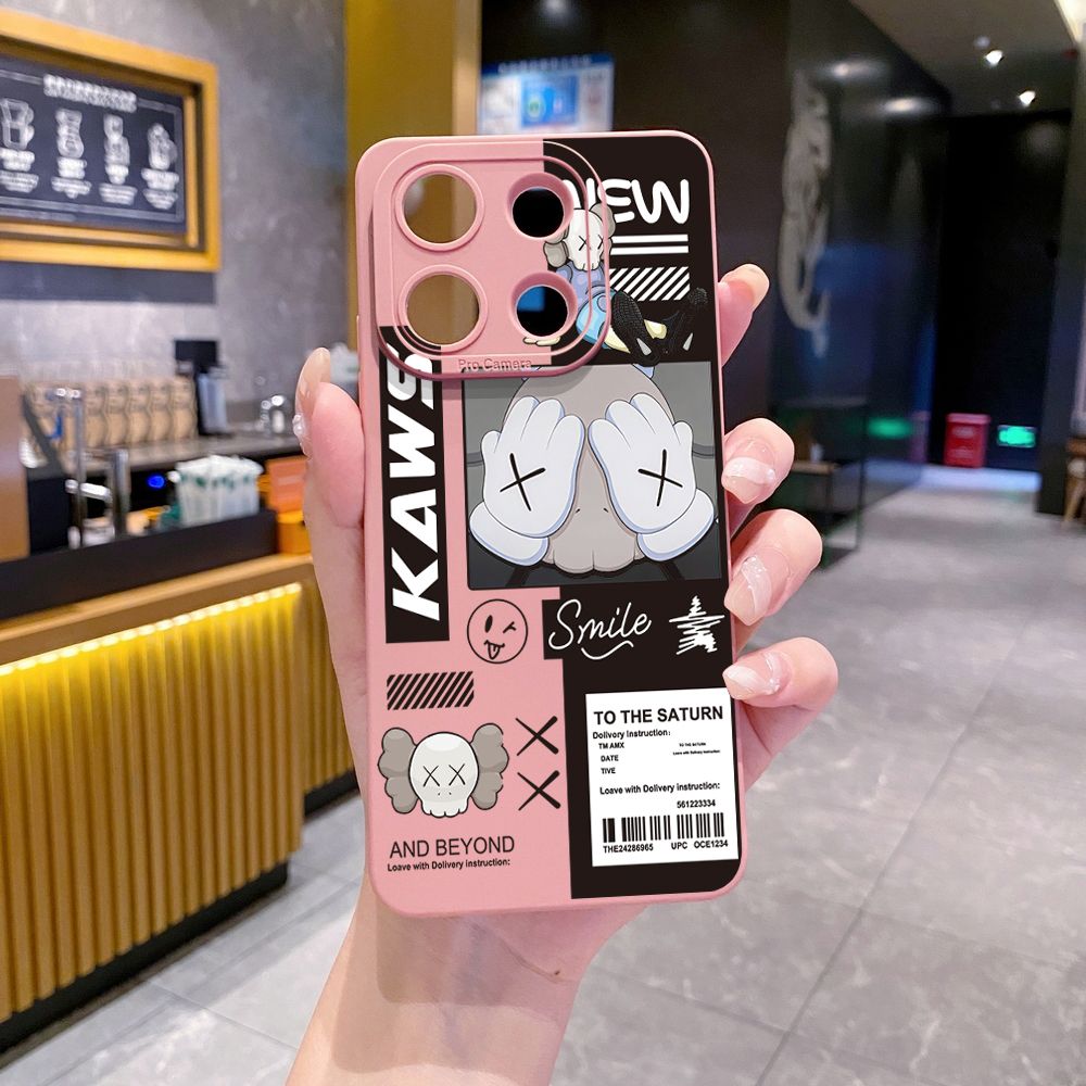 for Xiaomi Redmi Note 13 12 Pro 5G 12S 11S 13C A1 10 Pro 4G 10S Redmi 10C 9C 9S A2 NASA Kaws Full Protective Case Anti Drop Cover