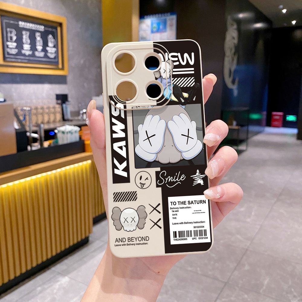 for Xiaomi Redmi Note 13 12 Pro 5G 12S 11S 13C A1 10 Pro 4G 10S Redmi 10C 9C 9S A2 NASA Kaws Full Protective Case Anti Drop Cover