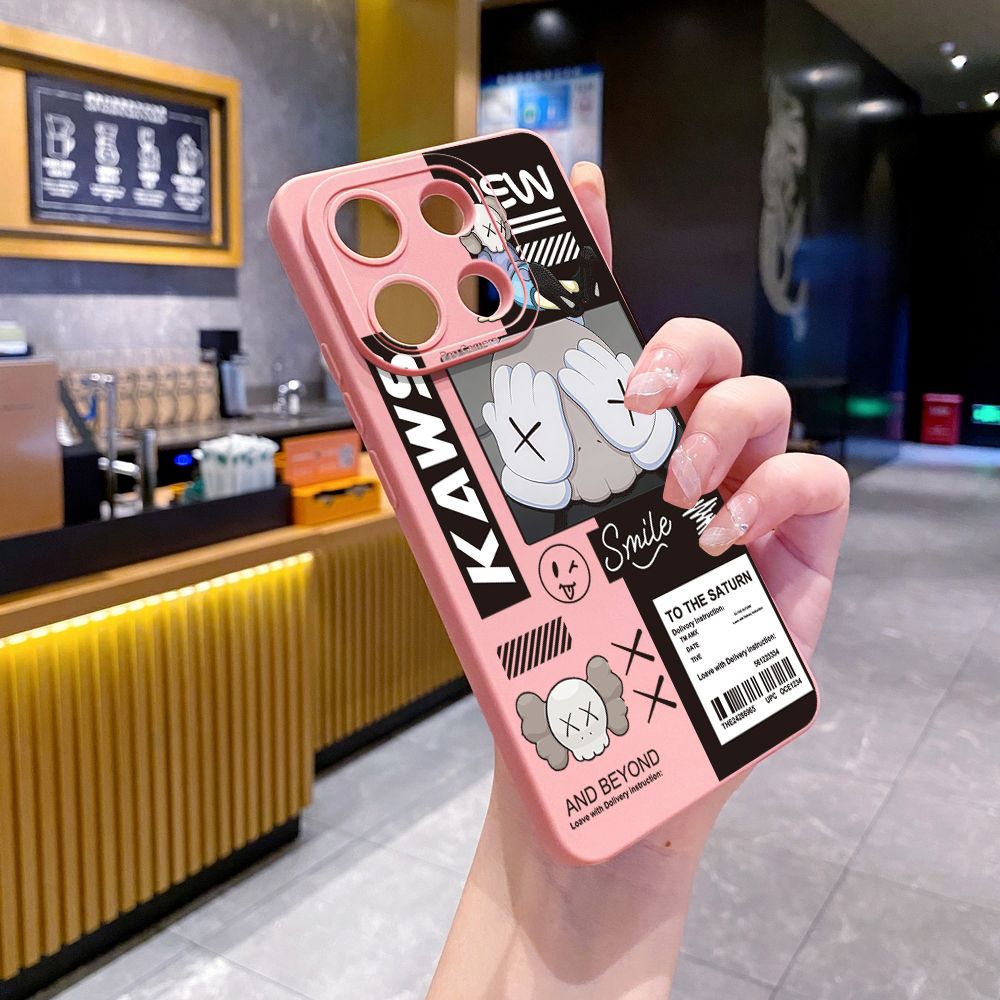for Xiaomi Redmi Note 13 12 Pro 5G 12S 11S 13C A1 10 Pro 4G 10S Redmi 10C 9C 9S A2 NASA Kaws Full Protective Case Anti Drop Cover