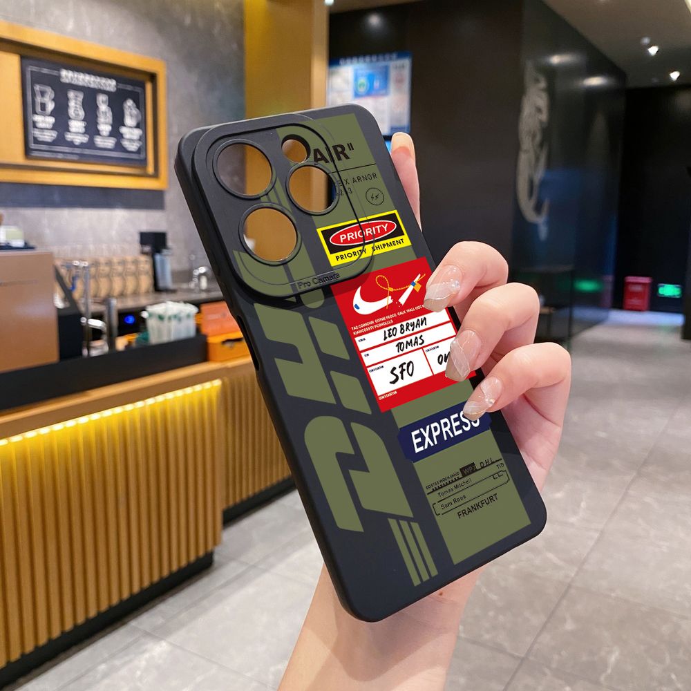 for Infinix Hot 40i 40 Pro Note 12 G96 Note 30 Hot 20 Play 20S 12i 30i 20i 10S 11 10 Play 11S 10i Smart 7 6 HD X6511 X657B X6512 Zero 30 5G NASA DHL Barcode Label Full Protective Case Anti Drop Cover