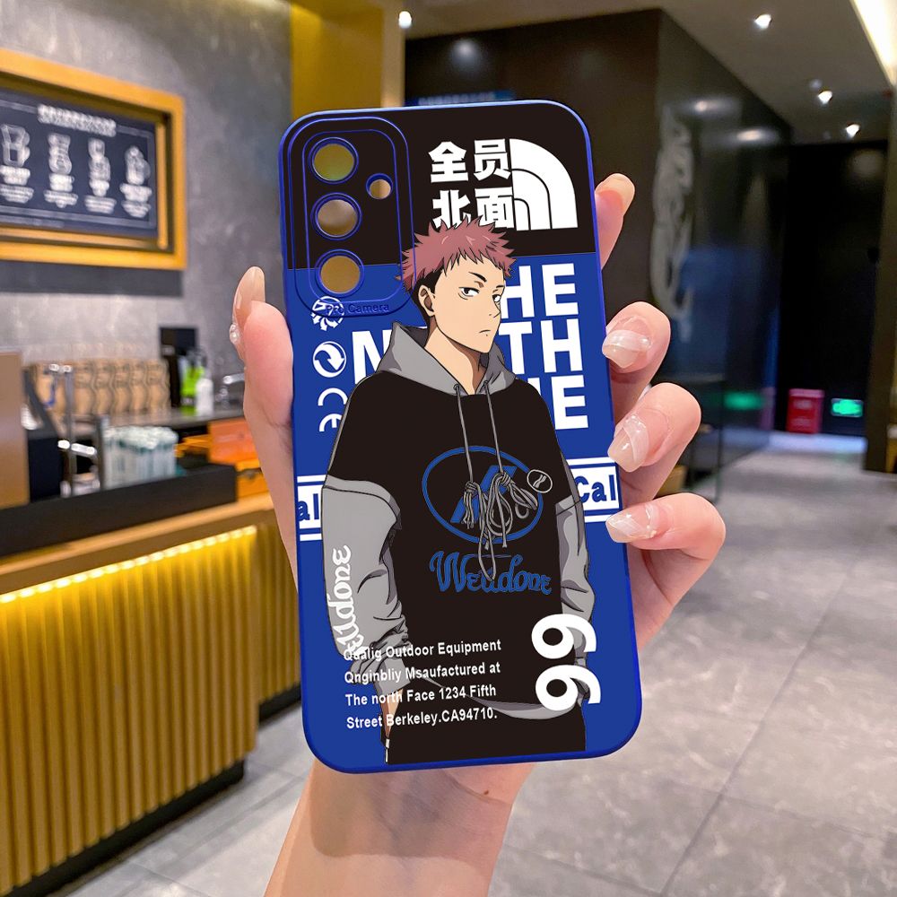 for Samsung Galaxy A15 A05 A35 A55 A04E A14 A24 A34 A54 A33 A53 A73 5G A32 A52S A72 A31 A51 A71 A11 A50 A03S The North Full Protective Case Anti Drop Cover
