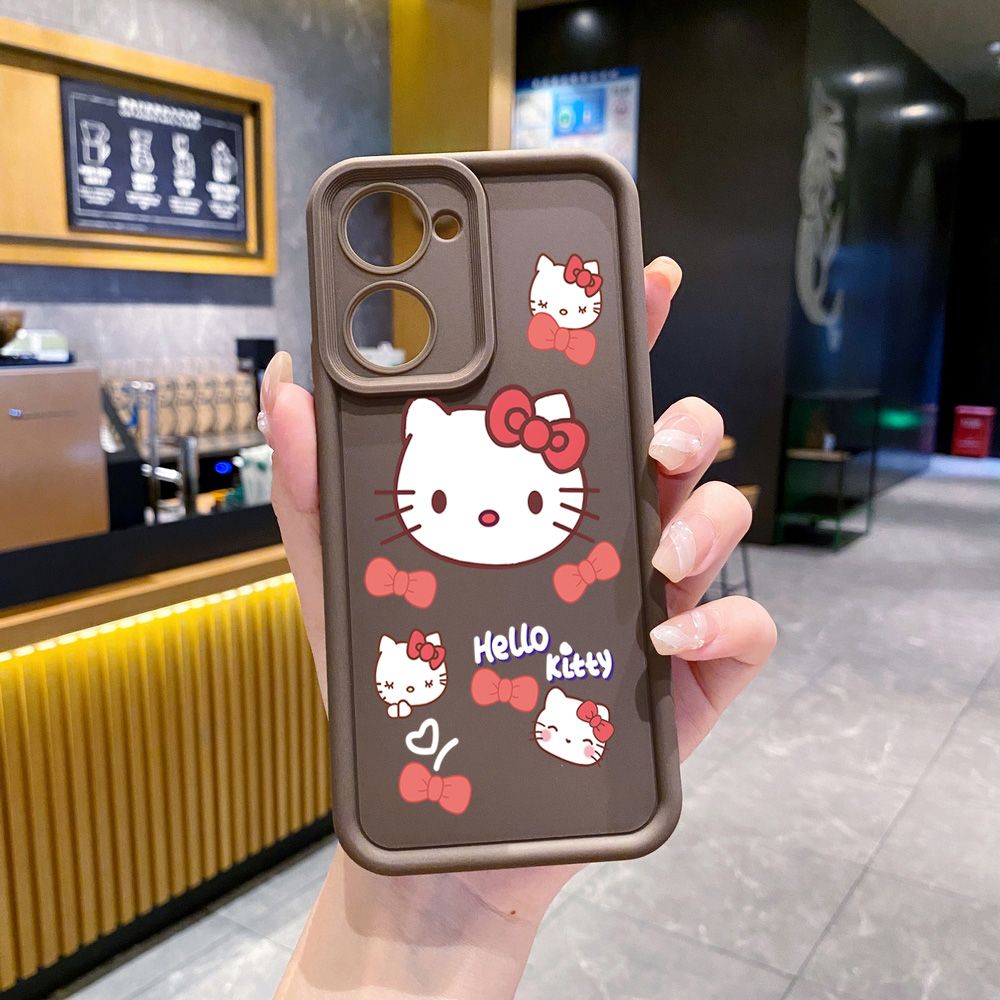 for VIVO Y17S Y27 T1X Y02S Y21S Y02 Y33S Y12S Y18 Y38 Cute HelloKitty Full Protective Phone Case Anti Drop Cover