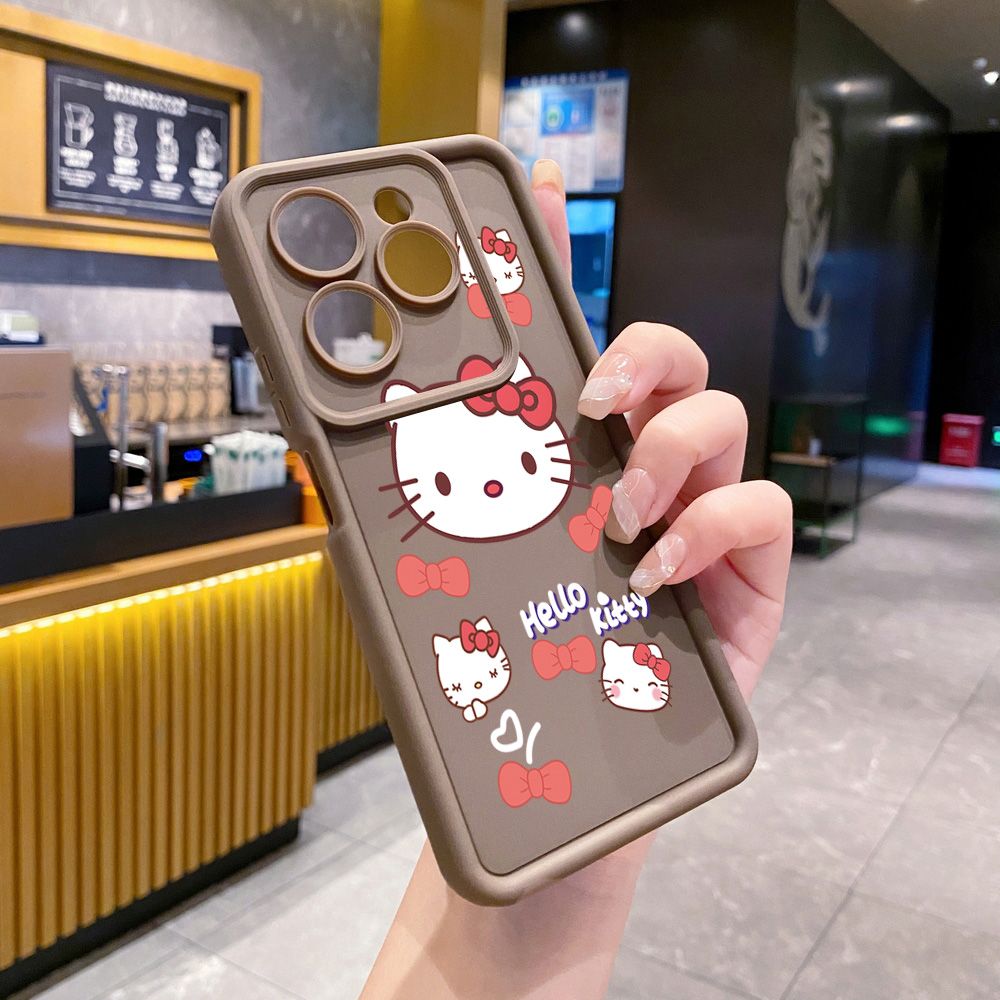for Infinix Hot 40i 40 Pro 30 Play Note 30 Smart 8 Cute HelloKitty Full Protective Phone Case Anti Drop Cover