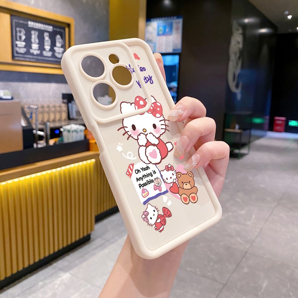 for Infinix Hot 40i 40 Pro 30 Play Note 30 Smart 8 Cute HelloKitty Full Protective Phone Case Anti Drop Cover