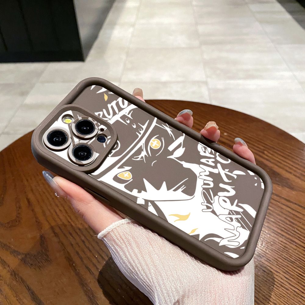 for iPhone 15 Pro Max 14 Plus 13 12 11 XR 8 7 SE 2022 XS NARUTO Full Protective Phone Case Anti Drop Cover