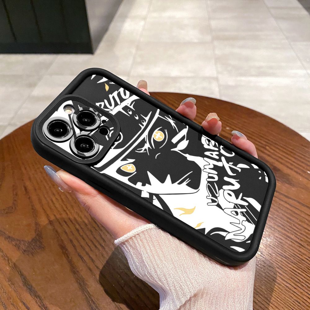 for iPhone 15 Pro Max 14 Plus 13 12 11 XR 8 7 SE 2022 XS NARUTO Full Protective Phone Case Anti Drop Cover