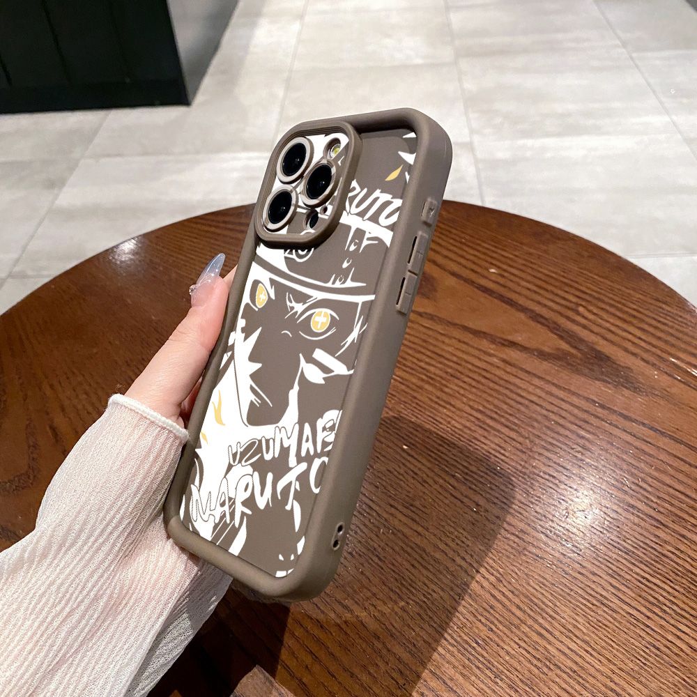 for iPhone 15 Pro Max 14 Plus 13 12 11 XR 8 7 SE 2022 XS NARUTO Full Protective Phone Case Anti Drop Cover