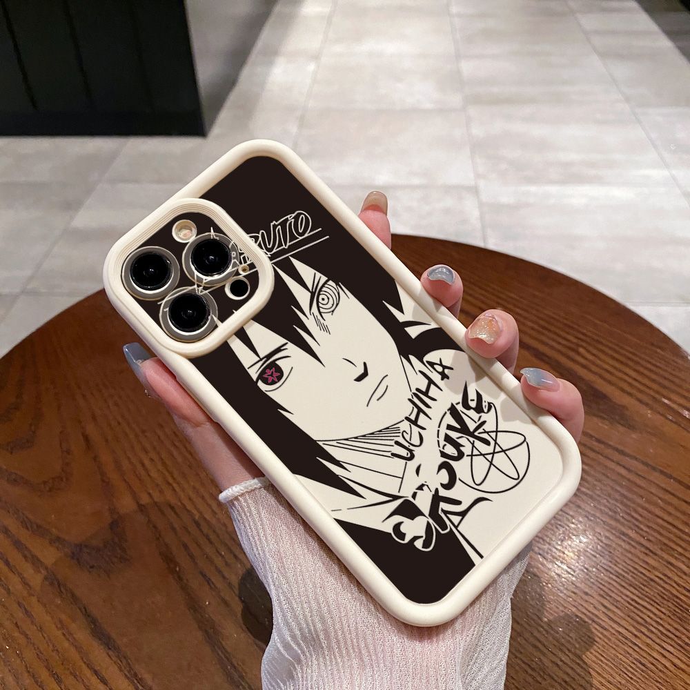 for iPhone 15 Pro Max 14 Plus 13 12 11 XR 8 7 SE 2022 XS NARUTO Full Protective Phone Case Anti Drop Cover