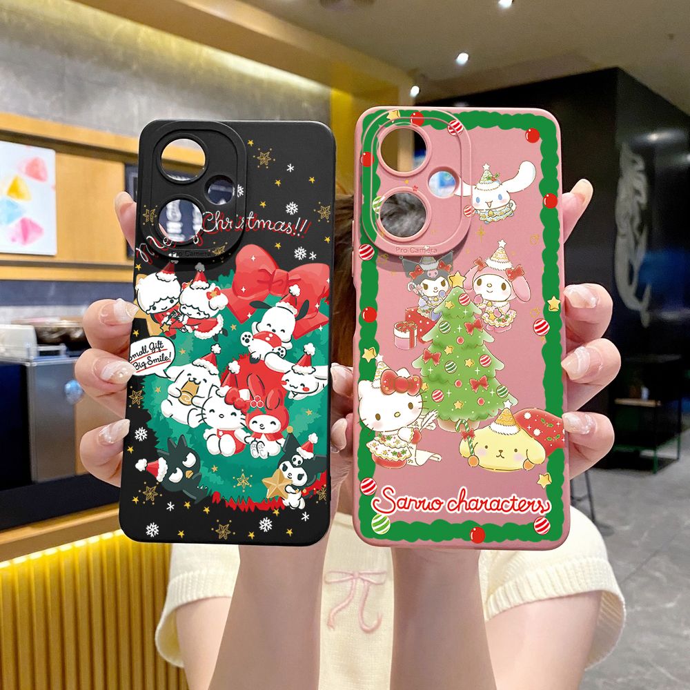 for VIVO Y28 Y03 Y18 Y17S Y27 Y15A Y15S Y02S Y02A Y36 Y33S Y12S Y12A Y01 Y1S Y20A Y22 Christmas My Melody Full Protective Case Anti Drop Cover