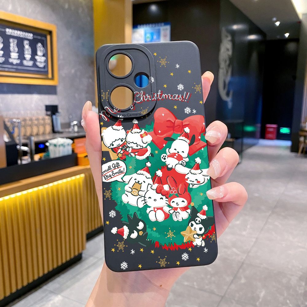for VIVO Y28 Y03 Y18 Y17S Y27 Y15A Y15S Y02S Y02A Y36 Y33S Y12S Y12A Y01 Y1S Y20A Y22 Christmas My Melody Full Protective Case Anti Drop Cover