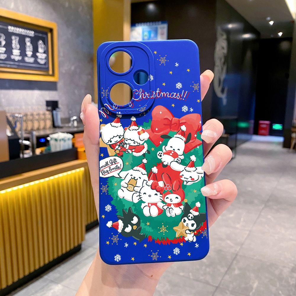 for VIVO Y28 Y03 Y18 Y17S Y27 Y15A Y15S Y02S Y02A Y36 Y33S Y12S Y12A Y01 Y1S Y20A Y22 Christmas My Melody Full Protective Case Anti Drop Cover