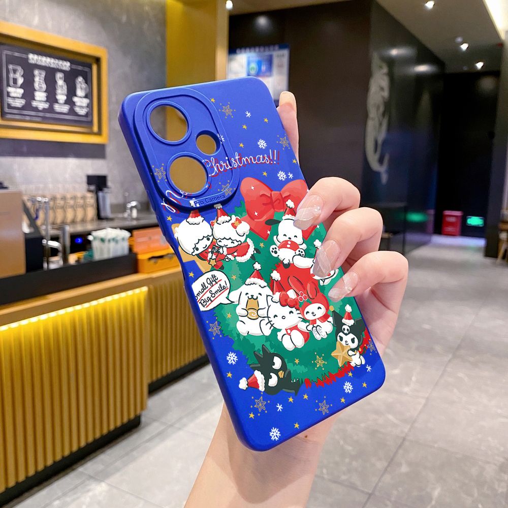 for VIVO Y28 Y03 Y18 Y17S Y27 Y15A Y15S Y02S Y02A Y36 Y33S Y12S Y12A Y01 Y1S Y20A Y22 Christmas My Melody Full Protective Case Anti Drop Cover