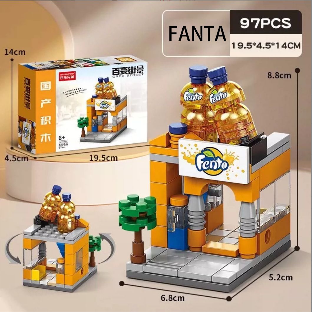Creative Building Blocks Set - DIY construction toy, ideal for child education, intelligence development, and stimulating imagination and creativity.