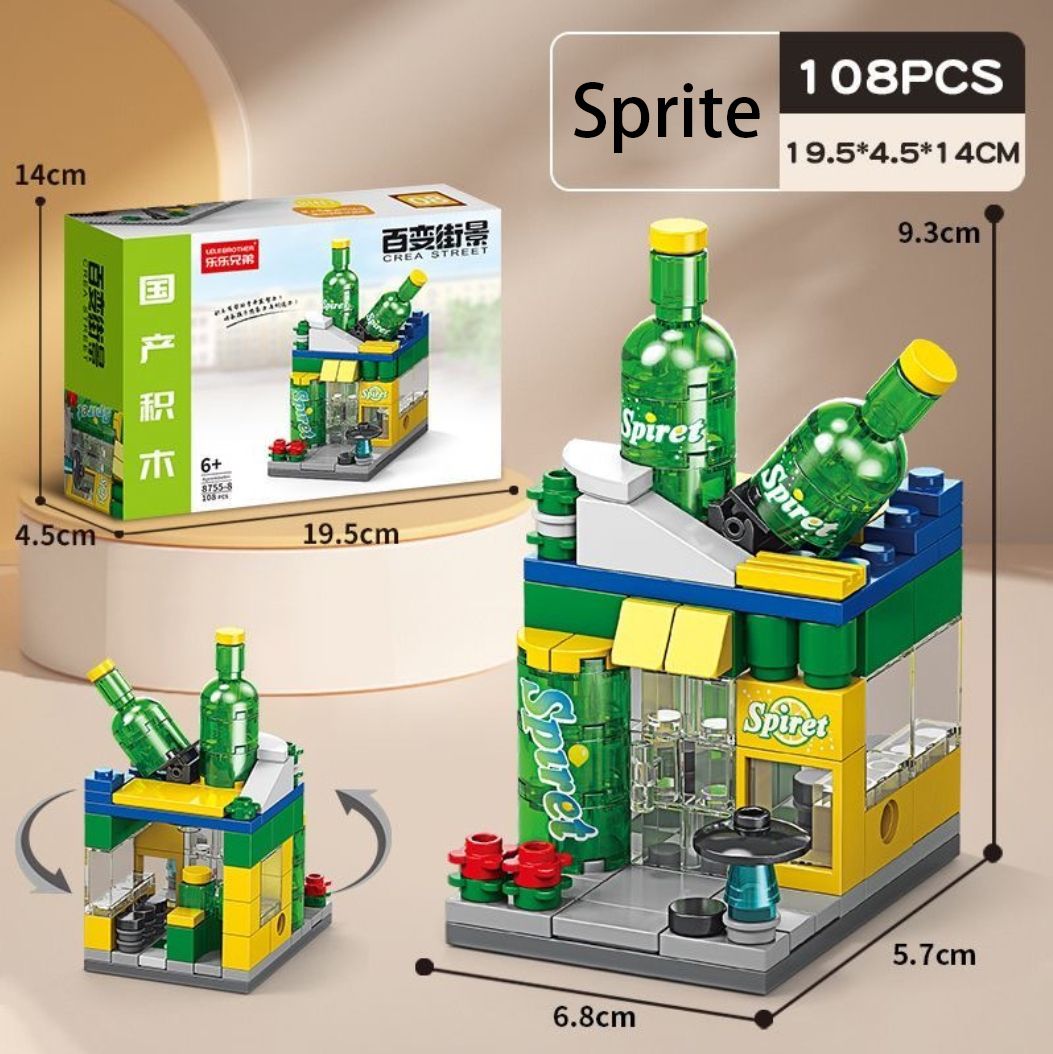 Creative Building Blocks Set - DIY construction toy, ideal for child education, intelligence development, and stimulating imagination and creativity.