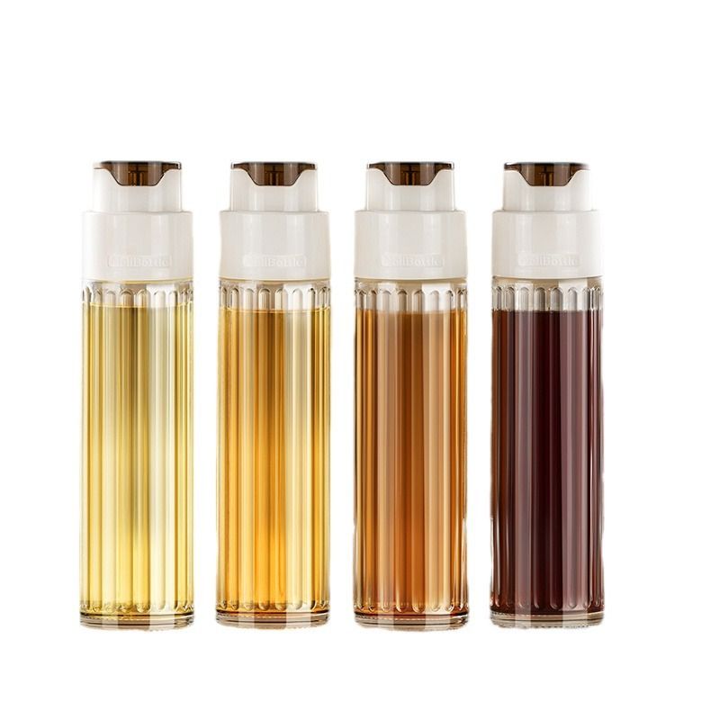 Automatic Pouring Kitchen Oil Jar Bottle 500ML - Glass, Easy to Clean, Elegant, Durable, Non-Drip Design