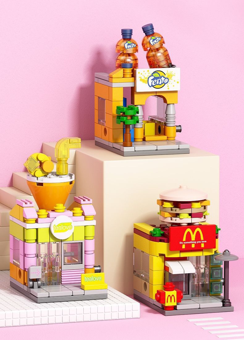 Creative Building Blocks Set - DIY construction toy, ideal for child education, intelligence development, and stimulating imagination and creativity.